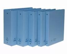 <p> For the safe storage of documents in ESD sensitive areas, look for static dissipative binders made from static dissipative vinyl materials and document holders and sheet protectors made from ESD protected polyolefin material.  EIS offers Binders …