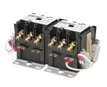 <p>Contactors are the name used for <a href="/electric-motor-repair-parts-switches-relays/c-ph2314109">relays</a> that are used to switch large amounts of electrical power through the contacts. Contactors usually have many contacts that are typically…