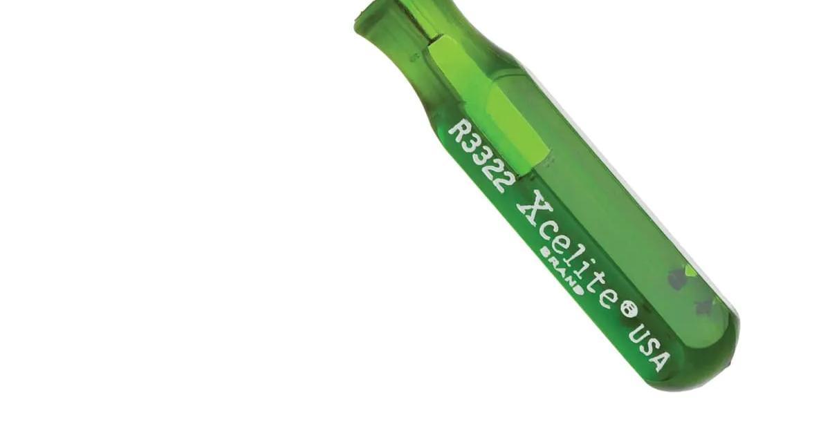 Xcelite R3-XCE Pocket Clip Slotted Screwdriver, 2