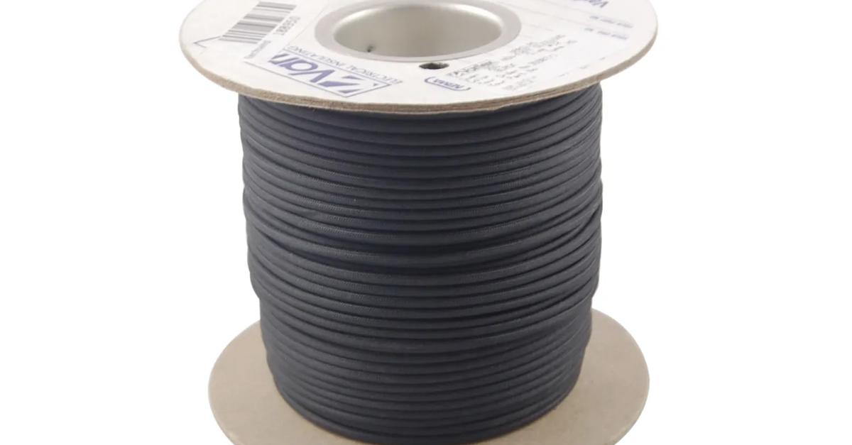 Varflex Varglas Non-Fray Type HO Flexible Uncoated Sleeving, 4 AWG, 250 ...