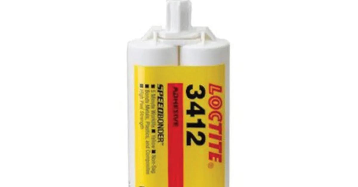 Loctite 3412 Acrylic Adhesive, 50mL Cartridge, Milky White/Amber | EIS