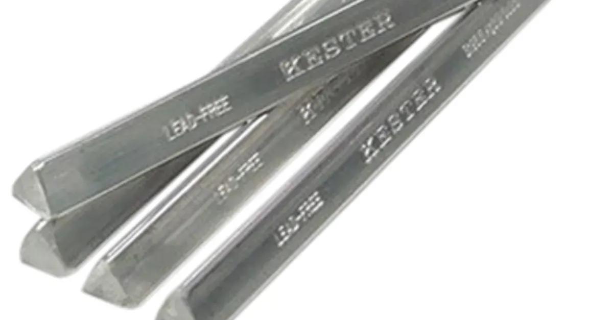 Kester CB4470680000 Ultrapure® Lead-Free Bar Solder, Sn96.5 Ag3.0 Cu0.5 ...