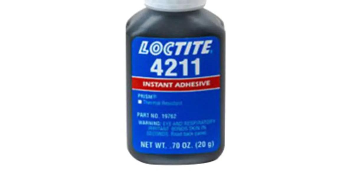 高品質海外liquid1ml Loctite 4211 Prism® Thermal Resistant Instant Adhesive, 20g Bottle