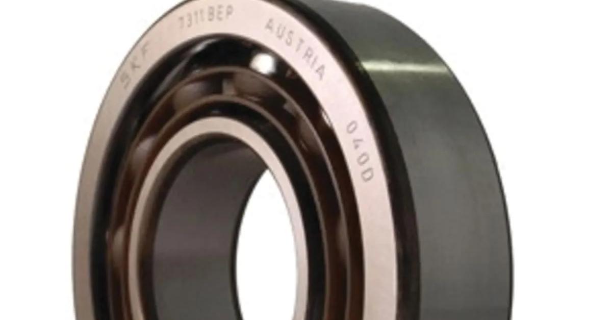 SKF 7314BECBM Single Row Angular Contact Ball Bearing, 40 deg, 70 mm ...
