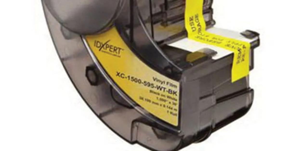 Brady XC-1500-595-YL-BK Printable Label, 1-1/2