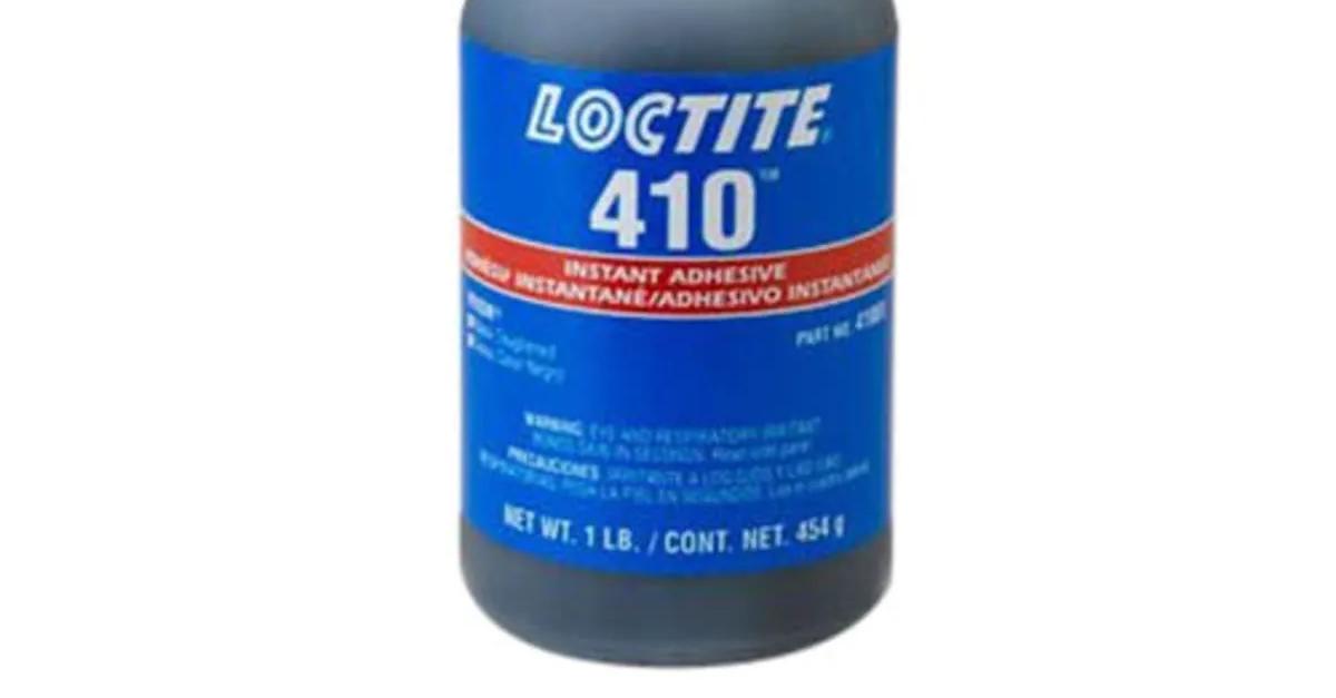 Loctite 410 Prism® Toughened Instant Adhesive, 1 lb Bottle, Black