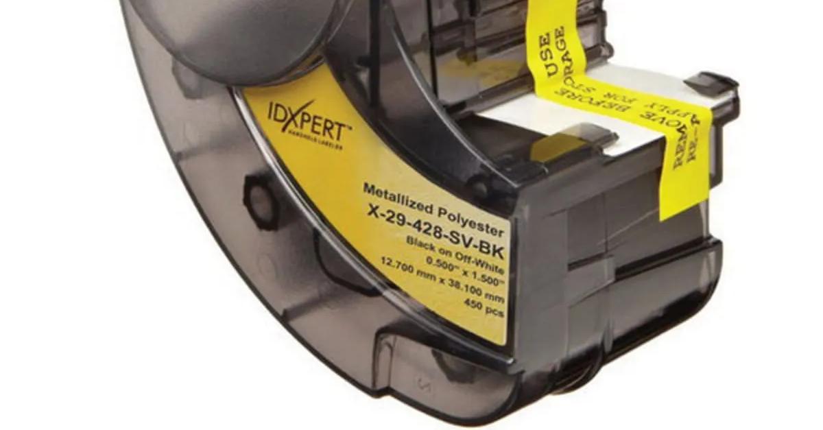 Brady X-29-428-SV-BK MetaLabel™ Rectangle Printable Label, 1-1/2