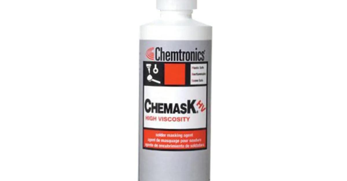 ITW Chemtronics CHV8 Chemask® Solder Mask, 8 oz Squeeze Bottle, Opaque ...