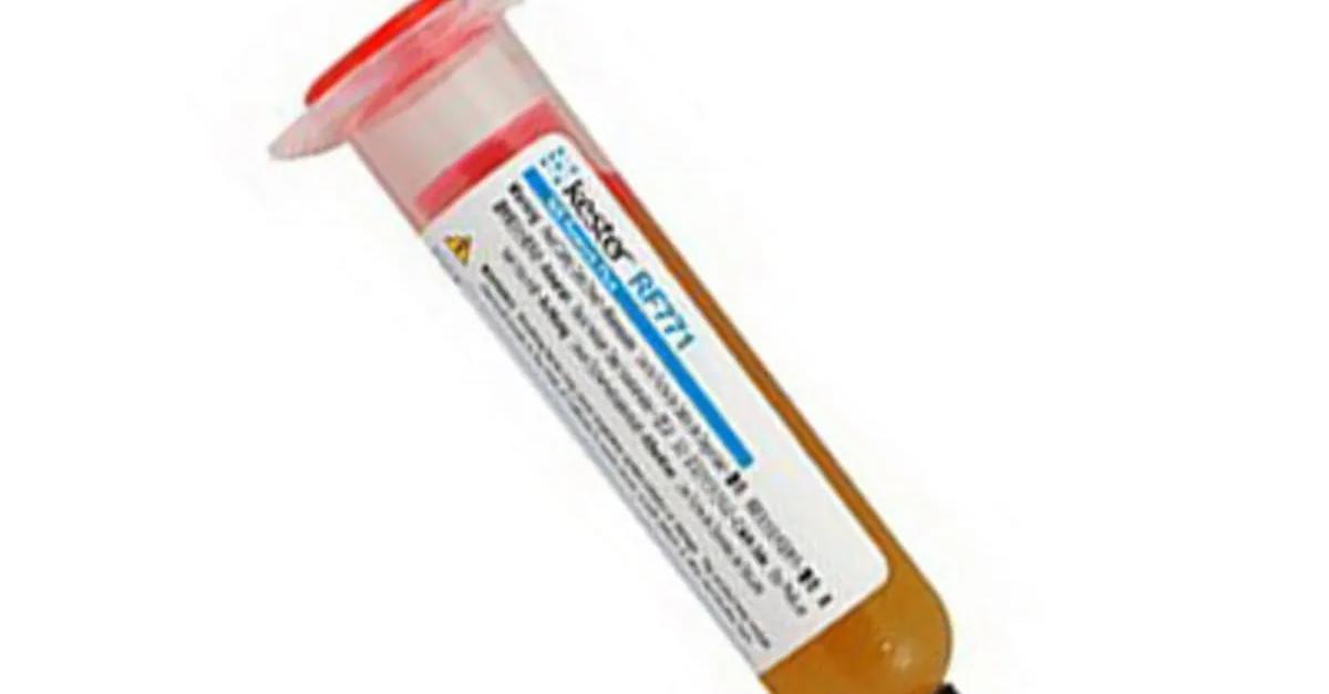 Kester RF771 Organic Activated Rework Flux, 30g Syringe, Amber | EIS