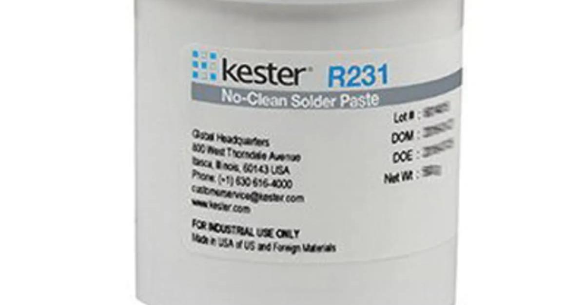 Kester R231-6337-90 Type 3 Solder Paste | EIS