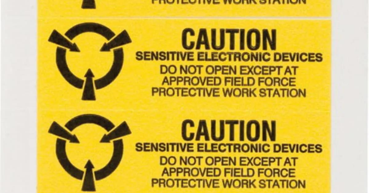 Brady Roll Mounted Static Awareness Label | EIS