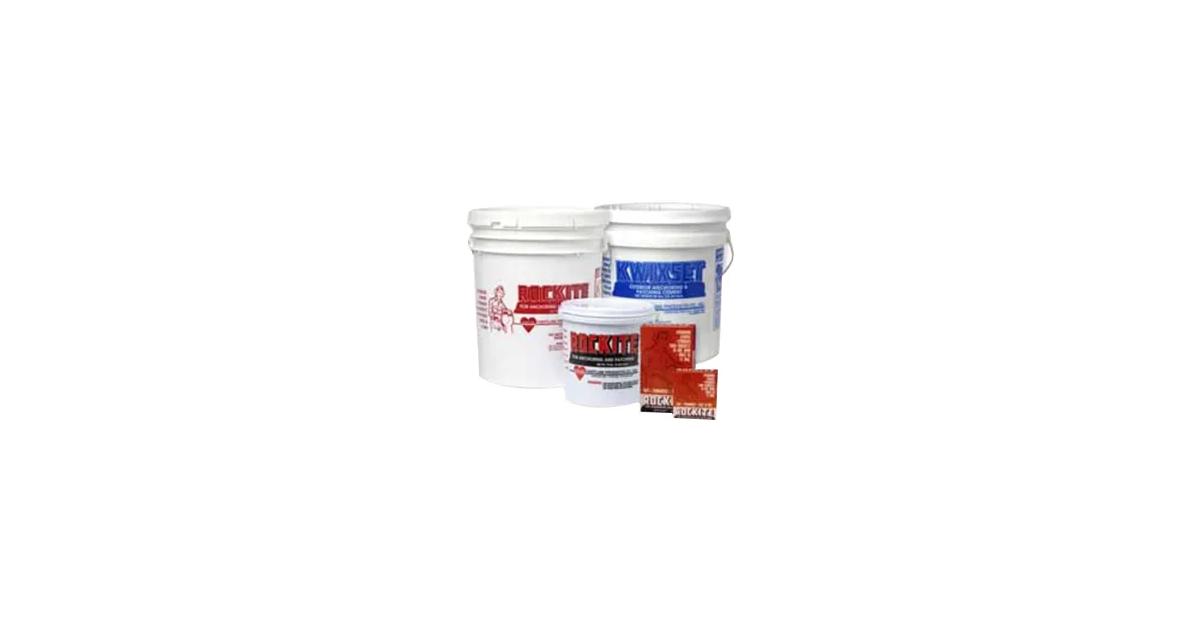 Rockite Anchoring Cement, 50 lb Pail, White, Off-White, Gray or ...
