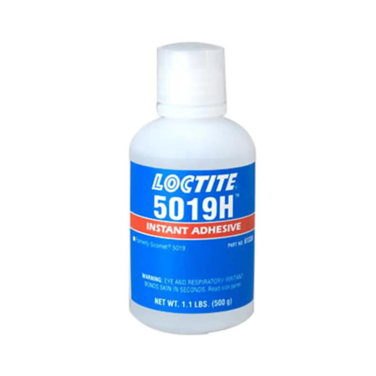Loctite 5019H Instant Adhesive, 500g Bottle, Clear, Colorless ...
