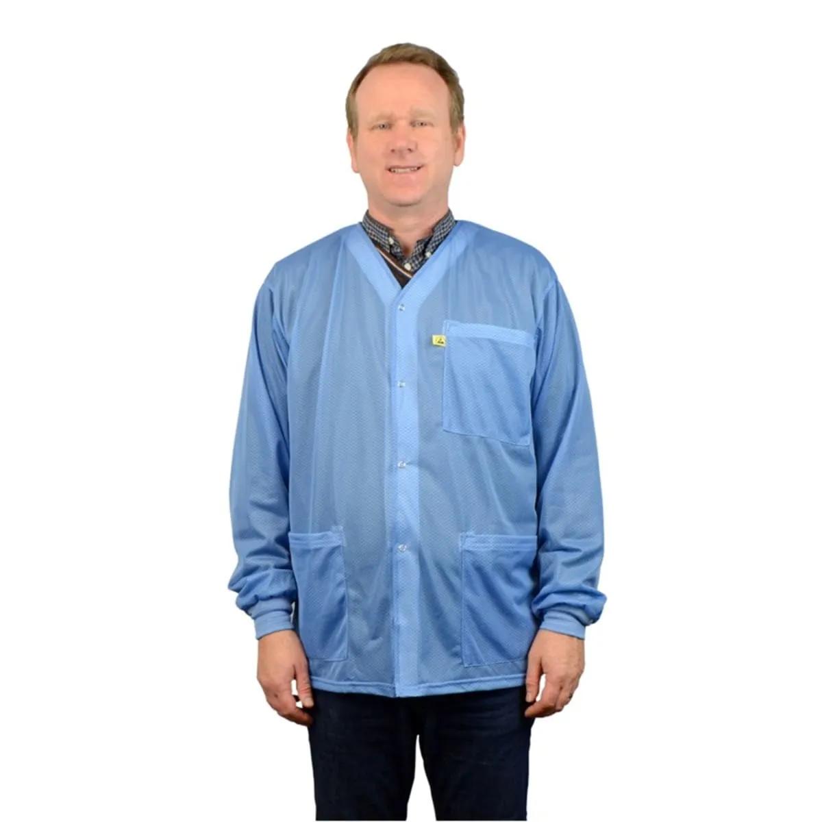 SCS Smock, Jacket with Knitted Cuffs, 3 Pockets, No Collar | EIS