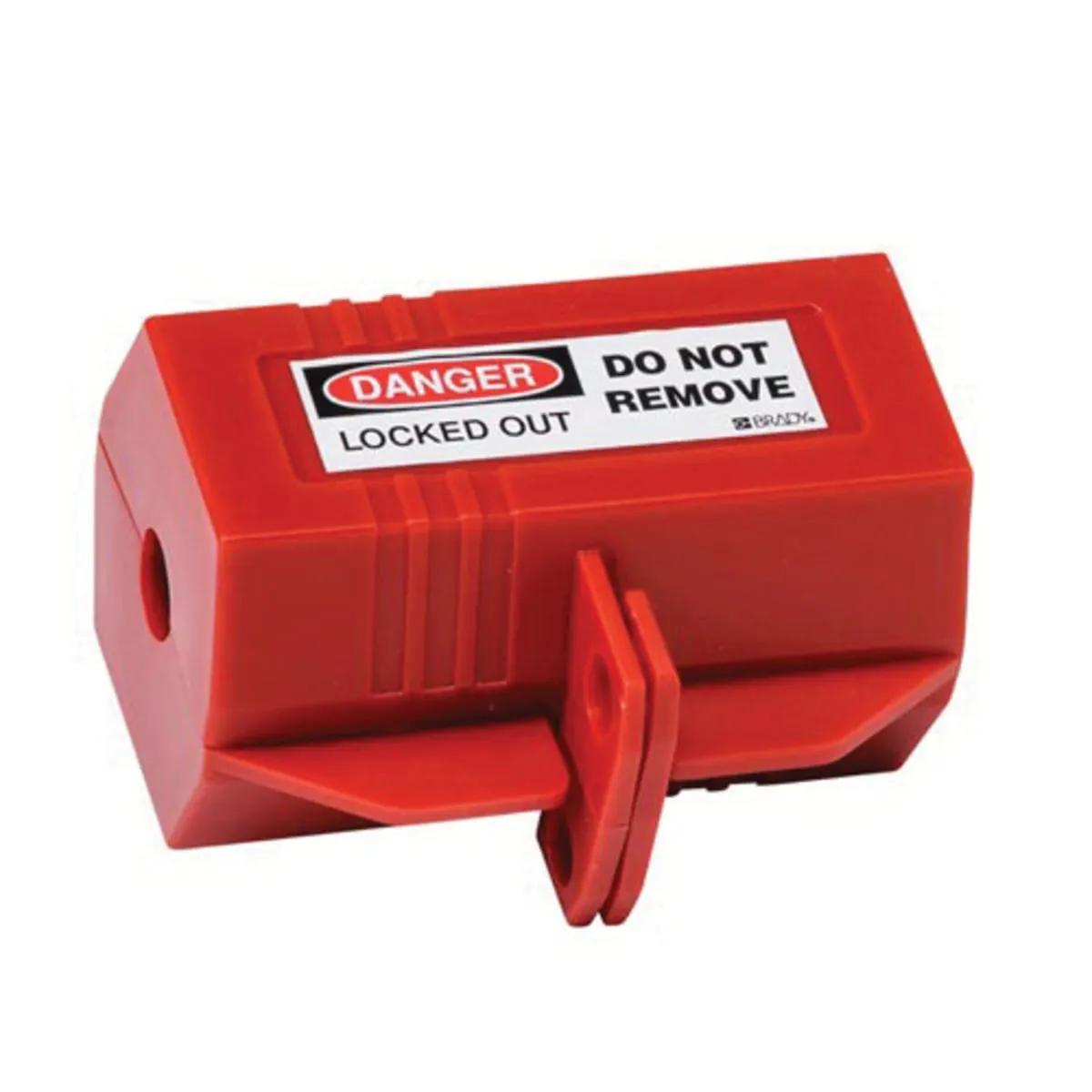 thumbnail image 2 of Brady Universal Wall Switch Lockout – 65696 – Red – Padlockable Safety Device 2 of 6