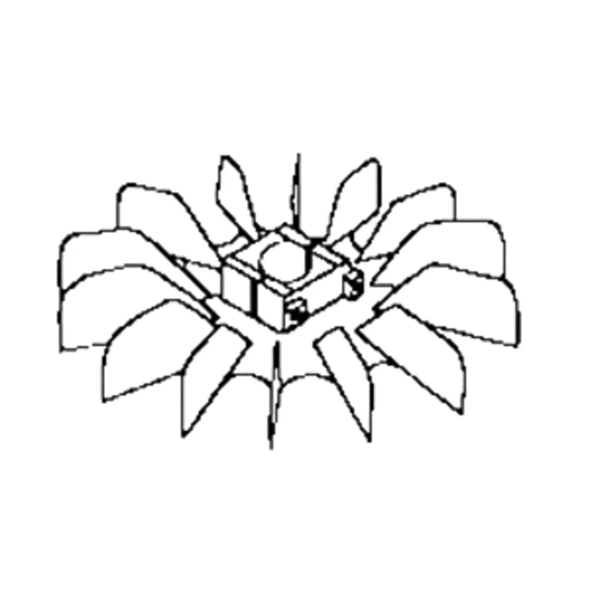 U.S. Motors 399405.000 External Fan, 14 Blades, 9