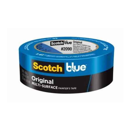 The image shown is representative of the product family and may not specifically be the individual item.  ScotchBlue painter's tape for multi-surfaces 2090 is a medium adhesion tape ideal for paint masking on multiple surfaces, including painted walls …