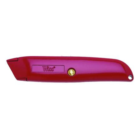The image shown is representative of the product family and may not specifically be the individual item. Wiss WK8V utility knife is a popular all-purpose retractable knife. An easy-run slide uses all standard replacement blades and comes in a metal ca…