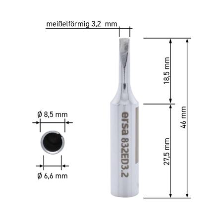 Kurtz Ersa-Soldering Tips-0832ED/SB-Images