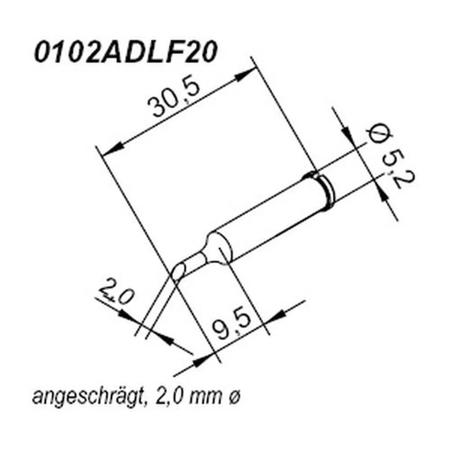 Kurtz Ersa-Soldering Tips-0102ADLF20/SB-Images