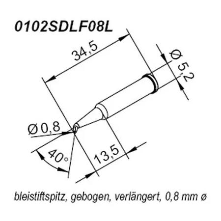 Kurtz Ersa-Soldering Tips-0102SDLF08L/SB-Images