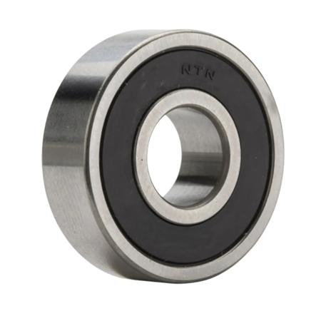 NTN 63207LLB01 Single Row Deep Groove Radial Ball Bearing, 35 mm Bore x 72 mm OD x 27 mm W, Double Seal, Pressed Steel Cage
