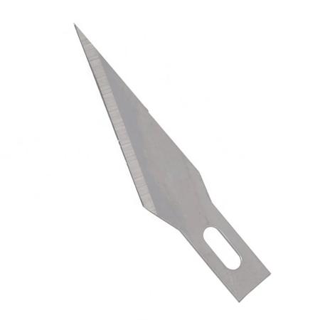 The image shown is representative of the product family and may not specifically be the individual item. Precision ground for the ultimate in sharpness and accuracy of cut, these Made in USA #11 hobby blades fit all standard handles. Painters, window …