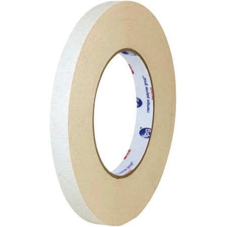 The image shown is representative of the product family and may not specifically be the individual item.  A beige crepe paper tape coated on both sides with an aggressive, pressure sensitive natural rubber adhesive that bonds equally well on both sides…