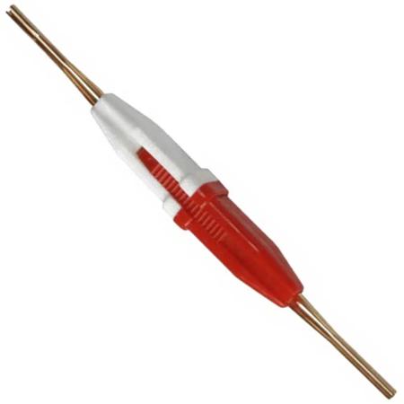 The image shown is representative of the product family and may not specifically be the individual item. The 91067-1 is a red insertion/extraction tool for size-22 XVII type contacts and Amplimite high density (HD) connectors. Each tool handle consist…