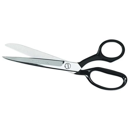 The image shown is representative of the product family and may not specifically be the individual item. Wiss bent trimmer industrial shears for professional dressmaker and industrial use. Finest quality cutlery steel, hot drop forged nickel-plated bl…