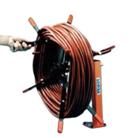 The image shown is representative of the product family and may not specifically be the individual item.  CW20 collapsible reeler and dereeler for producing neat coils of wire and dereeling hanks or coils of material by reversing the reeling operation.…