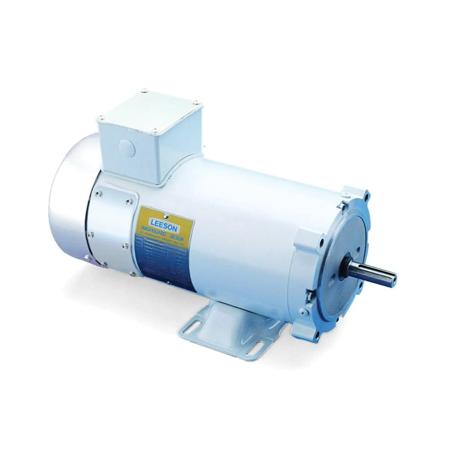 The image shown is representative of the product family and may not specifically be the individual item.  Leeson Washguard® M71-12 IEC DC Metric Motor, Ball Bearing, Stainless Steel, 10.69 Inch L, Continuous Duty, Totally Enclosed Fan-Cooled Enclosure,…