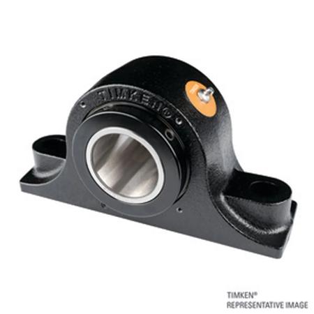 The image shown is representative of the product family and may not specifically be the individual item.  Timken® Type E mounted tapered roller bearings (housed units) feature industry-leading premium tapered roller bearings, high-performance triple-ba…