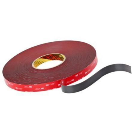 3M 4611 VHB™ Polyurethane Foam Tape, 1" x 36 yd x 45 Mil, Dark Gray, 9/Case, MFR ID 7000123924