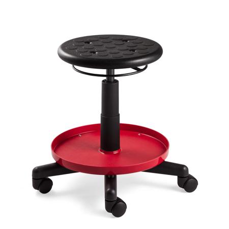 The image shown is representative of the product family and may not specifically be the individual item. The BEVCO REPAIR STOOL is ideal for use in machine shops, warehouses, and industrial applications where you would have to bend or crouch down to c…