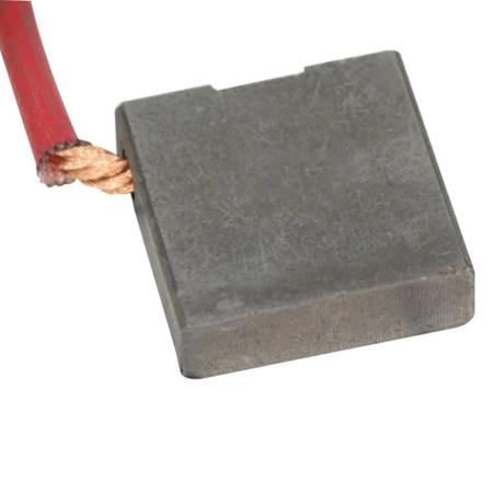 The image shown is representative of the product family and may not specifically be the individual item.  Leeson CB-900015 Series Carbon Brush, 0.197 Inch Open Spade Terminal, For Use With: S56 Frame Motor, H100 Grade, Carbon Graphite, 1.25 Inch L x 1.…