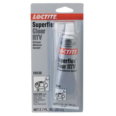 The image shown is representative of the product family and may not specifically be the individual item.  Loctite SI 595 clear RTV silicone adhesive sealant is a general purpose, one-part silicone adhesive sealant cures at room temperature to form a to…