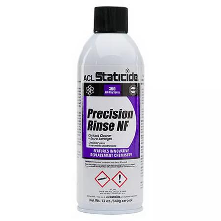 The image shown is representative of the product family and may not specifically be the individual item.  Precision Rinse NF is an extra-strength, precision, non-flammable, cleaner formulated to quickly clean and degrease all types of electronic/electr…