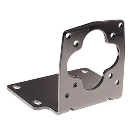 The image shown is representative of the product family and may not specifically be the individual item.  Leeson Gearmotor L Mounting Bracket Used To Mount Parallel Shaft Type PZ Gearmotor. - Leeson Gearmotor L Mounting Bracket, 95 mm L x 114 mm W x 10…