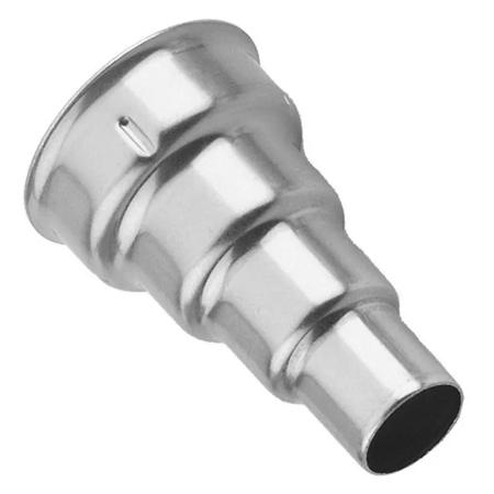 The image shown is representative of the product family and may not specifically be the individual item. Steinel America 07071 Reduction Nozzle. - Steinel America Reduction Nozzle, Size: 2.4 Inch x 1.5 Inch x 1.5 Inch, Silver, 14 mm Opening, For Use W…