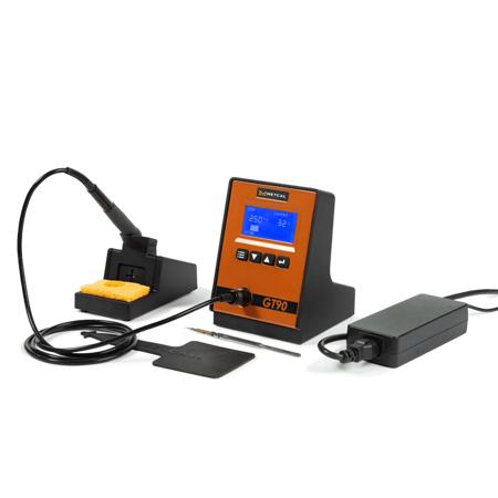 The image shown is representative of the product family and may not specifically be the individual item.  GT90 Soldering System is an adjustable temperature station that uses inductive technology as the heating mechanism. The complete system includes a…