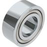 The image shown is representative of the product family and may not specifically be the individual item. Double-Row Angular Contact Ball Bearings have a thinner width than 2 stacked Deep-Groove bearings & can sustain combined loads of simultaneously a…