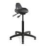 The image shown is representative of the product family and may not specifically be the individual item. The BEVCO SIT STAND promotes dynamic standing for people who are not able to sit throughout the workday. - Black polyurethane seat is impervious t…