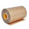 3M 9472LE Adhesive Transfer Tape, 2" x 60 yd x 5.2 Mil, Polycoated Kraft Paper, Clear/Tan Liner, 6/Case, MFR ID 7000115737