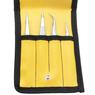 Aven Tools 18480PR Tweezer Set, Precision 4 Piece in Soft Case, MFR ID 18480PR