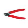 The image shown is representative of the product family and may not specifically be the individual item. Klein Tools lightweight flush cutter has red color handle measures 5 Inch in length and shears wire up to 18 AWG producing a flat, flush cut and r…