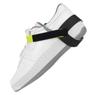 The image shown is representative of the product family and may not specifically be the individual item.  Cost effective heel grounder assembly has 2-layer sole and a 24 Inch conductive ribbon. Green-colored hook and loop fastener provides visual assur…