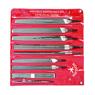 The image shown is representative of the product family and may not specifically be the individual item. Nicholson 22030NN 9 Piece Maintenance File Set. - Nicholson 9 Piece Maintenance File Set, American Tooth Pattern, Includes: (1) 18924N 8 Inch 4-in…