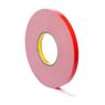 3M 06394 Attachment Automotive Tape, 1/2" x 10 yd x 0.09", Gray/Red Liner, 12 Box/Case, MFR ID 7000126564