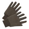 The image shown is representative of the product family and may not specifically be the individual item. West Chester brown jersey gloves with knit wrist are made of standard weight 100% cotton for better comfort. It features clute cut pattern and are…